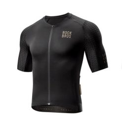 Koszulka rowerowa Rockbros diamond z krótkim rękawem. Czarne buty sportowe męskie ROCKBROS, bez zapięcia, rowerowe. Za 199.00 zł.