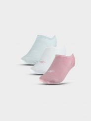 4F Skarpety casual stopki (3-pack) damskie - multikolor 35-38. Skarpety damskie 4f, bez wzorów, z bawełny. Za 44.99 zł.