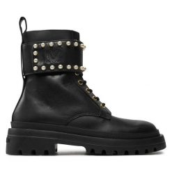 Trapery LOVE MOSCHINO. Czarne śniegowce i trapery damskie Love Moschino. Za 639.99 zł.