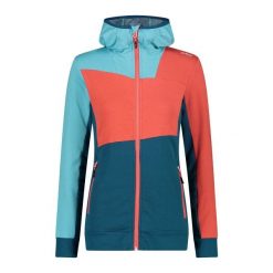 Bluza damska z kapturem CMP. Niebieskie bluzy sportowe damskie CMP, xs, bez wzorów, z kapturem, trekkingowe. Za 274.00 zł.