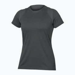 Koszulka rowerowa damska Endura Singletrack II W. Szare koszulki sportowe damskie ENDURA, bez wzorów, rowerowe. Za 229.99 zł.