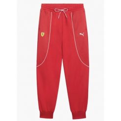 Spodnie sportowe męskie Puma Ferrari Race Sweat Pants CC Rosso Corsa - 620943-02. Czerwone spodnie sportowe męskie Puma, m, bez wzorów. Za 303.16 zł.
