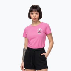 Koszulka damska Pitbull Chew On This. Czerwone t-shirty damskie PITBULL, l, bez wzorów, z bawełny, klasyczne, bez kołnierzyka. Za 83.99 zł.