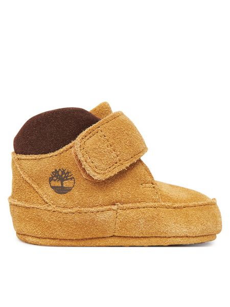 Timberland Niechodki Crib Bootie TB0A6H8GEZ01 Brązowy. Brązowe buty zimowe chłopięce Timberland, bez wzorów, ze skóry, bez zapięcia. Za 139.99 zł.