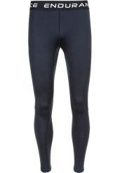 Legginsy Endurance Power. Czarne legginsy sportowe męskie Endurance, m, bez wzorów, z elastanu, do biegania. Za 147.00 zł.