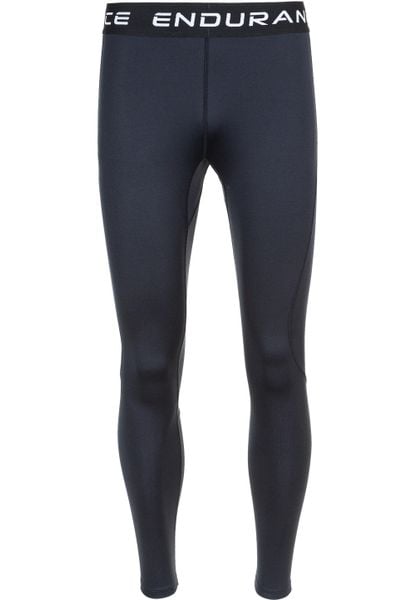 Legginsy Endurance Power. Czarne legginsy sportowe męskie Endurance, m, bez wzorów, z elastanu, do biegania. Za 147.00 zł.