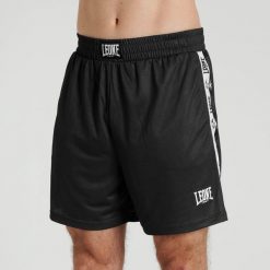 Spodenki ICONIC Leone1947 czarne. Czarne krótkie spodenki sportowe męskie LEONE 1947, m, bez wzorów. Za 142.20 zł.
