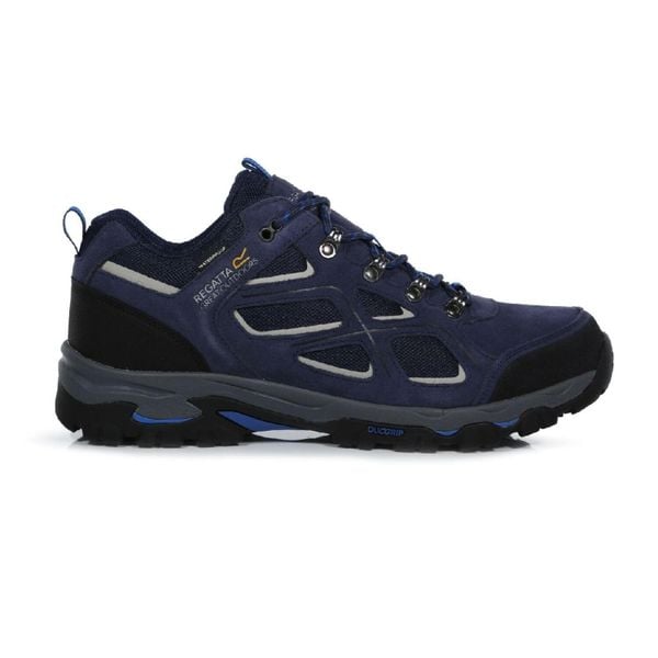 Buty trekkingowe męskie Regatta Tebay Low. Niebieskie trekkingi męskie Regatta, trekkingowe. Za 326.49 zł.