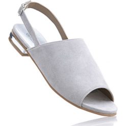 Sandały bonprix szary. Sandały damskie marki bonprix. Za 32.99 zł.