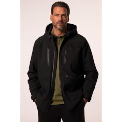 Męska Kurtka funkcjonalna outdoorowa kaptur bloki kolorów wiele kieszeni. Czarne kurtki męskie JAY-PI, m, bez wzorów, z materiału, sportowe, bez kaptura. W wyprzedaży za 559.99 zł.