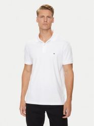 Tommy Hilfiger Polo Essential MW0MW35585 Biały Regular Fit. Białe koszulki polo męskie Tommy Hilfiger, m, bez wzorów, z bawełny, bez ramiączek. Za 239.99 zł.