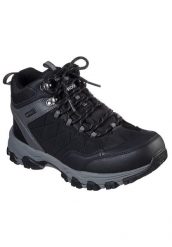 Buty trekkingowe męskie Skechers Selmen. Czarne trekkingi męskie Skechers, na lato, przed kolano, trekkingowe. Za 466.00 zł.