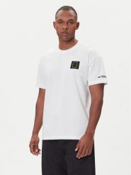 Adidas T-Shirt National Geographic Graphic KC5417 Biały Regular Fit. Białe koszulki sportowe męskie Adidas, l, bez wzorów, z bawełny, sportowe, bez kołnierzyka. Za 149.99 zł.