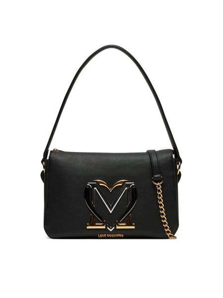 LOVE MOSCHINO Torebka JC4328PP0LKN0000 Czarny. Czarne torebki do ręki damskie Love Moschino, bez wzorów, ze skóry, bez dodatków. Za 569.99 zł.