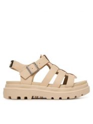 Palladium Sandały Pallacruise Fisherman 94462-217-M Beżowy. Brązowe sandały damskie Palladium, bez wzorów, z materiału, bez obcasa, na płaskiej podeszwie, bez zapięcia. Za 459.99 zł.