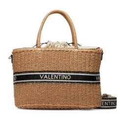 Torebka Valentino. Brązowe torebki do ręki damskie Valentino, bez wzorów, boho, bez dodatków. Za 719.99 zł.