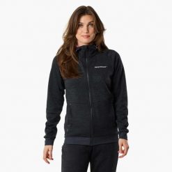 Bluza treningowa damska Swedemount Training Logo Zip Hood II szybkoschnąca. Brązowe bluzy damskie SWEDEMOUNT, bez wzorów, do biegania. Za 249.99 zł.