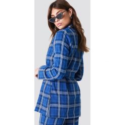 NA-KD Classic Marynarka w kratkę z wiązaniem - Blue,Multicolor. Żakiety damskie marki NA-KD Classic. W wyprzedaży za 121.77 zł.