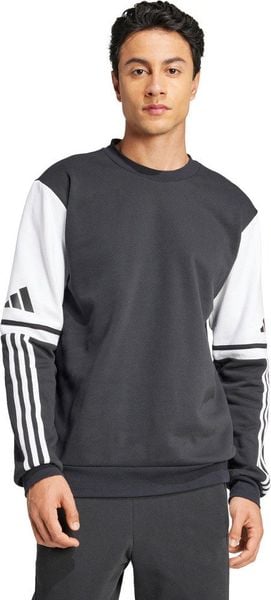Bluza męska adidas Squadra 25 Sweat Crew czarna JE2780 S. Czarne bluzy męskie Adidas, m, bez wzorów, bez kaptura. Za 122.18 zł.