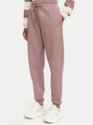 Reebok Spodnie dresowe Zana RK25690CC Brązowy Regular Fit. Brązowe spodnie dresowe damskie Reebok, m, bez wzorów, z bawełny. Za 259.99 zł.
