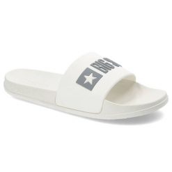 Białe Klapki Big Star Damskie Buty Profilowane. Białe klapki damskie Big Star, bez wzorów, retro, bez obcasa. Za 79.99 zł.