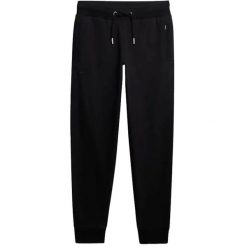 Spodnie do biegania Superdry Vintage Logo. Czarne spodnie sportowe męskie Superdry., s, bez wzorów, z dresówki, do biegania. Za 350.35 zł.