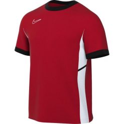 Koszulka Męska Academy 25 SS. Czerwone koszulki sportowe męskie Nike, m, bez wzorów, bez kołnierzyka, bez ramiączek, trekkingowe. Za 111.99 zł.