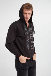 Bluza męska VERSACE JEANS COUTURE. Bluzy męskie Versace Jeans Couture, m, bez wzorów, z jeansu, bez kaptura. W wyprzedaży za 1,089.27 zł.