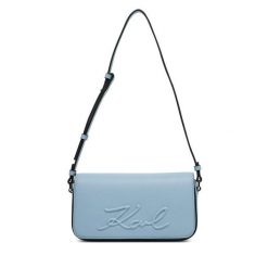 Torebka KARL LAGERFELD. Niebieskie torebki do ręki damskie KARL LAGERFELD, bez wzorów, klasyczne, bez dodatków. Za 649.99 zł.