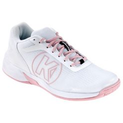 Buty halowe damskie Kempa Attack 2.0. Białe obuwie sportowe damskie Kempa, bez wzorów, do piłki ręcznej. Za 185.40 zł.