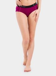 Figi damskie Sensor Merino Active Panties. Czerwone figi damskie Sensor, s, bez wzorów, z materiału. Za 92.39 zł.