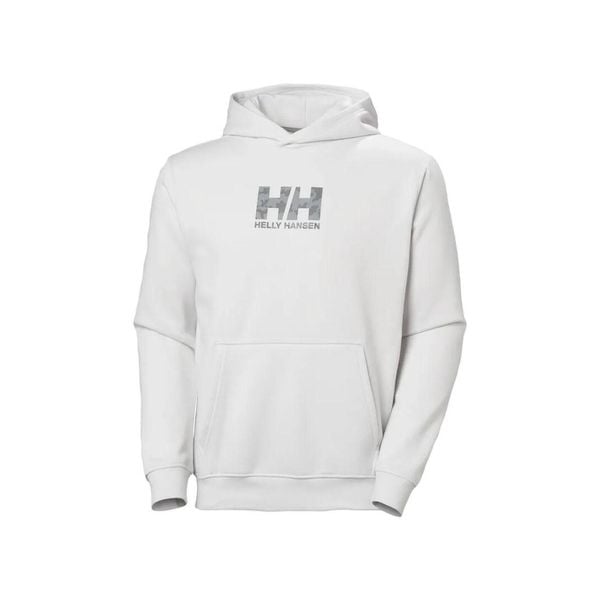 Bluza z kapturem Helly Hansen Fleece Graphic. Szare bluzy męskie Helly Hansen, m, bez wzorów, z bawełny, bez kołnierzyka, bez ramiączek. W wyprzedaży za 284.45 zł.