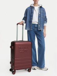 Reebok Walizka średnia CEO-RBK-WAL-009-M-RED Bordowy. Czerwone walizki męskie Reebok, bez wzorów, średnie. Za 269.99 zł.