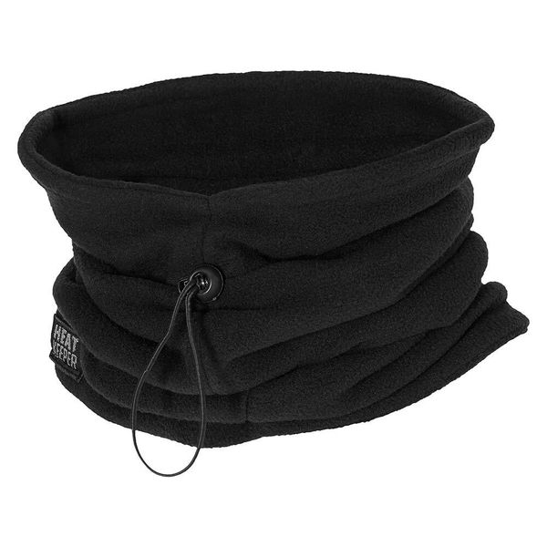 Ocieplacz na szyję Heatkeeper Thermo Fleece czarny. Czarne szaliki i chusty damskie HEAT KEEPER, na zimę, bez wzorów, z polaru, sportowe. Za 120.99 zł.