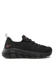 Skechers Sneakersy BOBS SPORT Color Connect 117121/BBK Czarny. Czarne obuwie sportowe damskie Skechers, bez wzorów, z materiału. Za 199.99 zł.