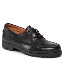 Oxfordy Balagan. Czarne mokasyny damskie BALAGAN, bez wzorów, bez obcasa, bez zapięcia. Za 499.99 zł.