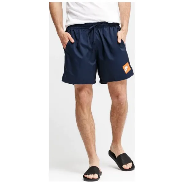 Nike Szorty M Nsw Jdi Short Wvn Flow , granatowy, rozmiar L. Niebieskie krótkie spodenki sportowe męskie Nike, l, bez wzorów, z materiału. W wyprzedaży za 79.99 zł.