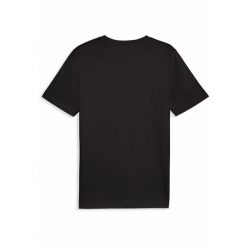 Męska koszulka Graphics Execution PUMA Black. Czarne koszulki sportowe męskie Puma, m, bez wzorów, z gumy, bez kołnierzyka, bez ramiączek. W wyprzedaży za 74.00 zł.