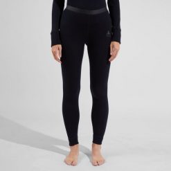 Legginsy termoaktywne damskie Odlo MERINO 260. Czarne bielizna termoaktywna damska Odlo, s, bez wzorów, bez ramiączek. Za 529.99 zł.