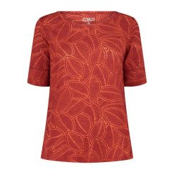 Koszulka damska CMP. Czerwone t-shirty damskie CMP, xs, bez wzorów, z materiału, sportowe, bez kołnierzyka. Za 163.50 zł.