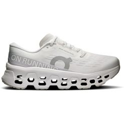 Buty do biegania damskie On Cloudmonster. Białe obuwie sportowe damskie On, bez wzorów, z materiału, do biegania. Za 1,268.00 zł.