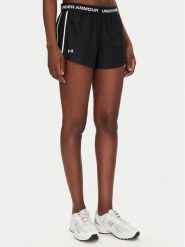 Under Armour Szorty sportowe Tech™ Play Up 1389882 Czarny Regular Fit. Czarne szorty sportowe damskie Under Armour, xs, bez wzorów, z syntetyku, sportowe, na fitness i siłownię. Za 69.99 zł.