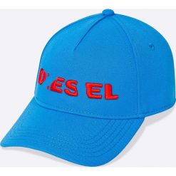 Diesel - Czapka. Niebieskie czapki i kapelusze męskie Diesel. W wyprzedaży za 129.90 zł.
