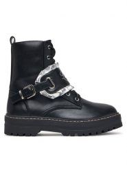 Liu Jo Botki Sheila 02 4F6005 EX014 S Czarny. Czarne botki dziewczęce Liu Jo, ze skóry, bez zapięcia. Za 389.99 zł.