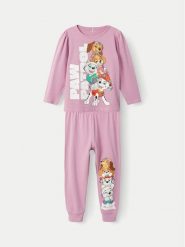 NAME IT Piżama PAW PATROL 13235474 Różowy Regular Fit. Czerwone bielizna dla dziewczynek Name it, bez wzorów, z bawełny. Za 129.99 zł.