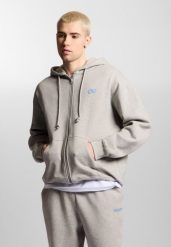 Bluza sportowa męska Prosto Infinity z kapturem. Szare bluzy męskie Prosto., m, bez wzorów, z bawełny, z kapturem. Za 334.99 zł.