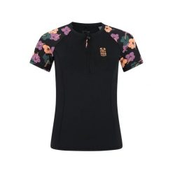 Koszulka damska Protest Nautic. Czarne t-shirty damskie Protest, bez wzorów, bez kołnierzyka. Za 287.50 zł.