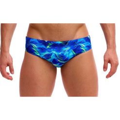 Kąpielówki męskie Funky Trunks Storm Chaser - slipy. Niebieskie kąpielówki męskie FUNKY TRUNKS, l, bez wzorów. Za 139.00 zł.