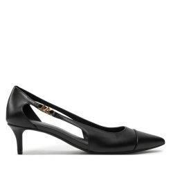 Szpilki MICHAEL Michael Kors. Czarne szpilki damskie MICHAEL Michael Kors, bez wzorów, bez obcasa, bez zapięcia. Za 439.99 zł.
