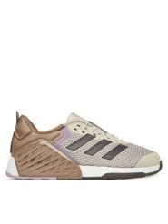 Adidas Buty na siłownię Dropset 3 strength training JR1675 Szary. Szare obuwie sportowe damskie Adidas, bez wzorów, z materiału, na fitness i siłownię. Za 569.99 zł.